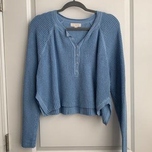 L.A. Hearts Crop Long Sleeve Knit Sweater